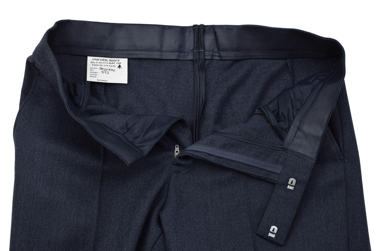 Originele Britse militaire nette broek Poly Wool Formal Surplus Blauw