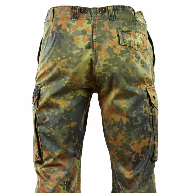 Originele Duitse legerhorts gevechten veld flecktarn camouflage bermuda