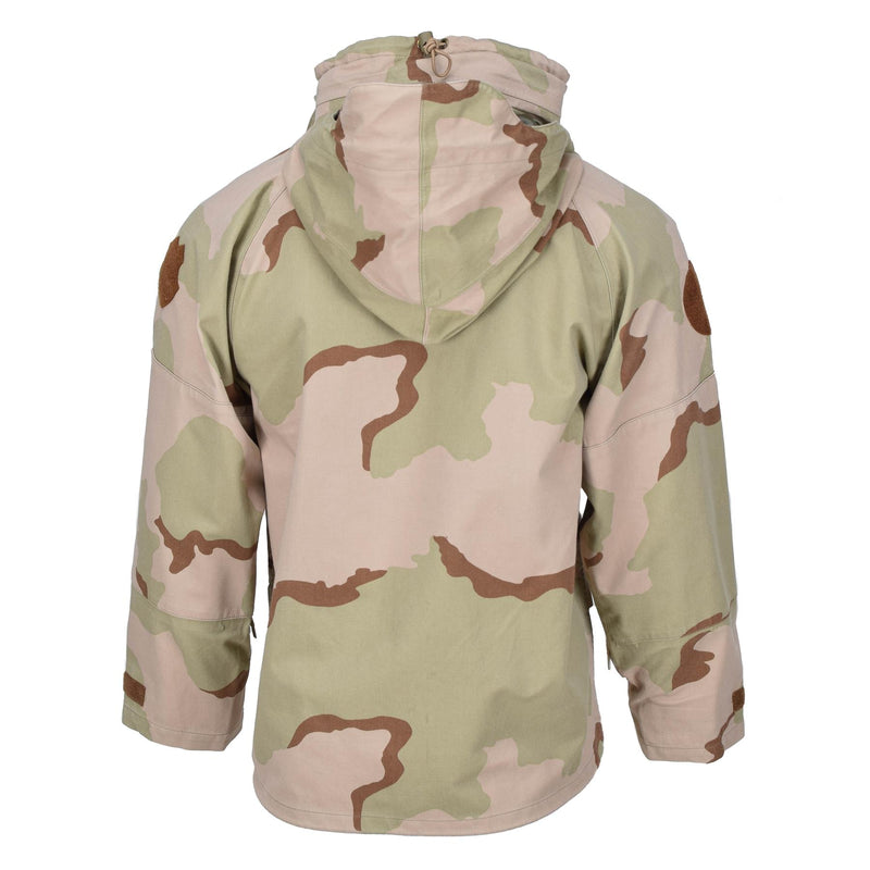 Originele Hongaarse leger regenjasgevecht camouflage woestijn waterdichte capuchoneded