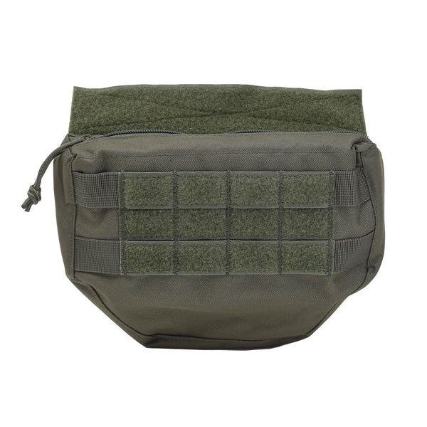 MIL-TEC vervolgingzakje Molle Type kleine tactische utility tas voorpaneel olijf