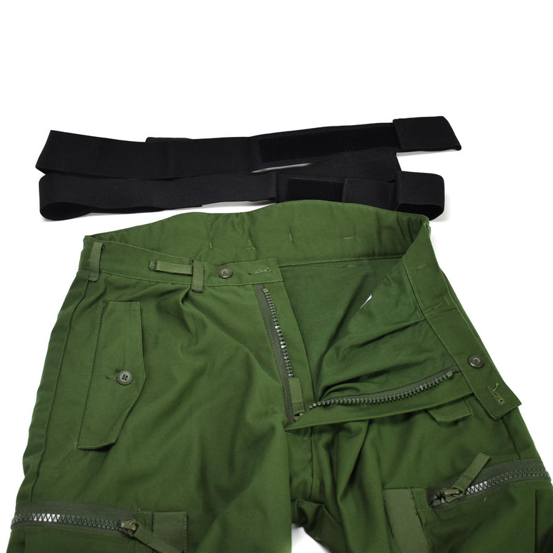 Echte Zweedse thermische tankbroeken M90 Olive BDU -broeken W Braces Over het algemeen nieuw