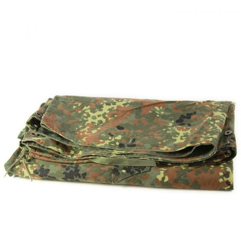 Echt Duitse legeropvang half tarpauline waterdicht canvas tent polen poncho