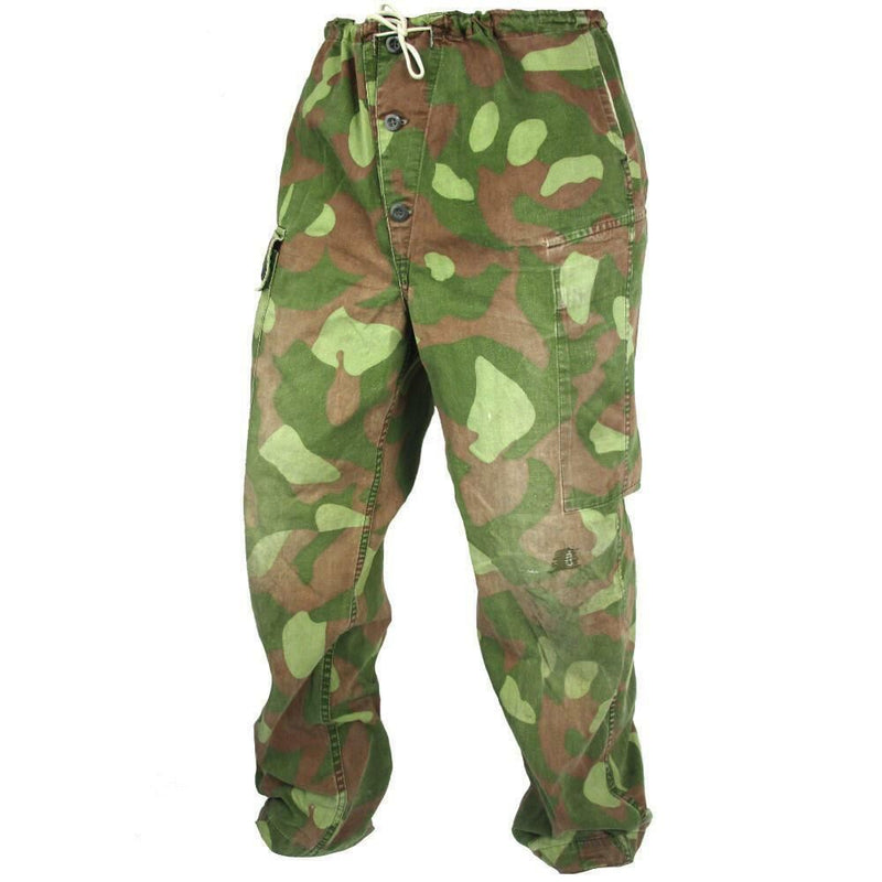 Origineel Finse leger Camo-broek M-62 Omkeerbare pak broek Militair probleem