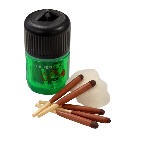 BCB Wind en waterdichte wedstrijden 25 stuks wandelen Survival Emergency Fire Starter