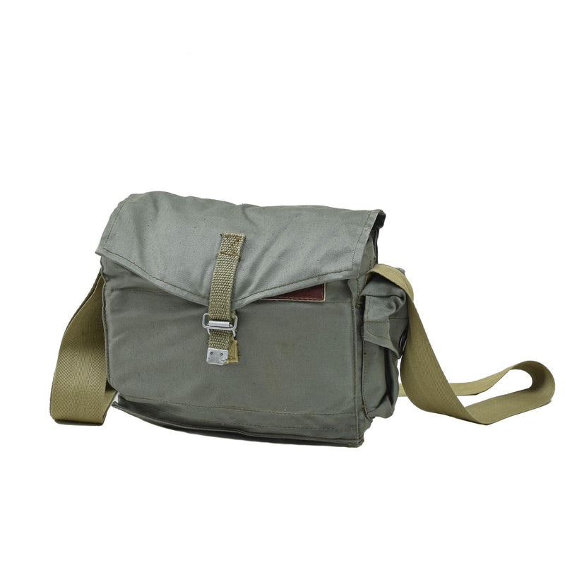 Echte Poolse leger gasmasker Bag draagtas Universal Shoulder Pouch Olive