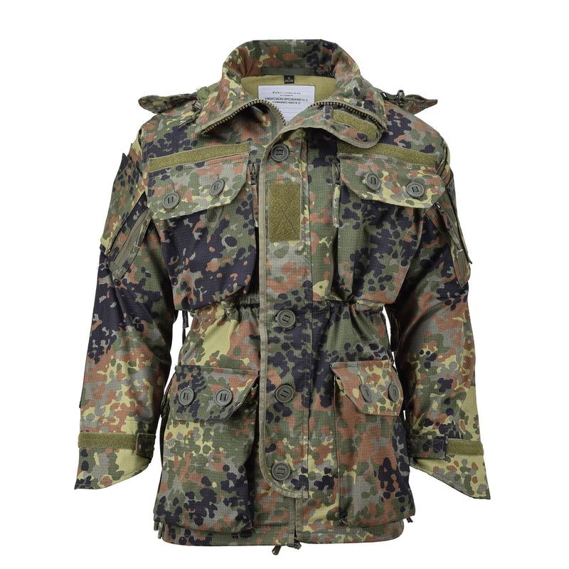TacGear Brand Militaire stijl Commando Smock Jacket Full-Zip ripstop flecktran