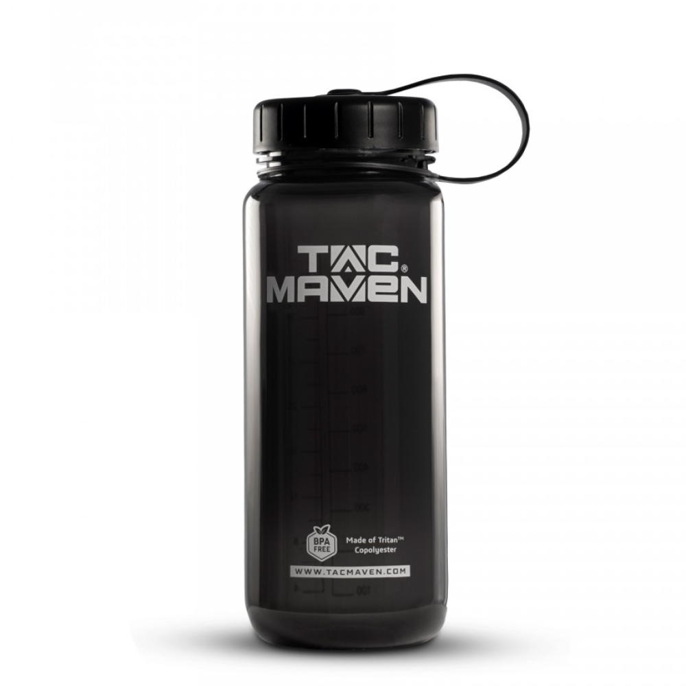 TAC MAVEN Norman Tritan 650 ml BPA-vrije waterfles buiten zwart