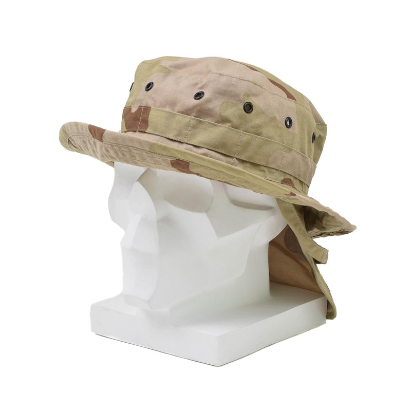 Echte Nederlandse leger boonie hoed dpm woestijn camouflage cap brede rand hoed