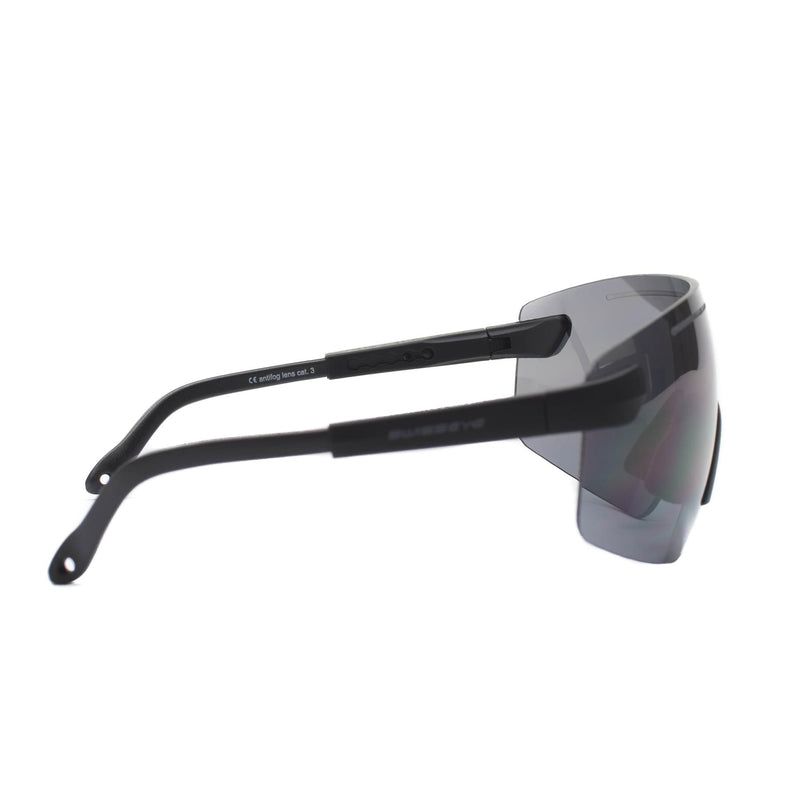 Zwitserse oogschieten oogbeschermingsglazen brede anti-vog zwarte lens UV400-bril