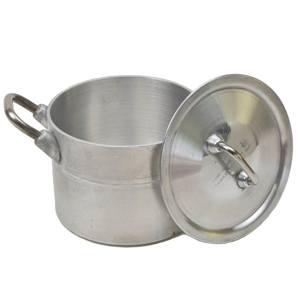 Originele Duitse militaire aluminium 2 -liters potlid wandelen BW Army Mess Kit nieuw