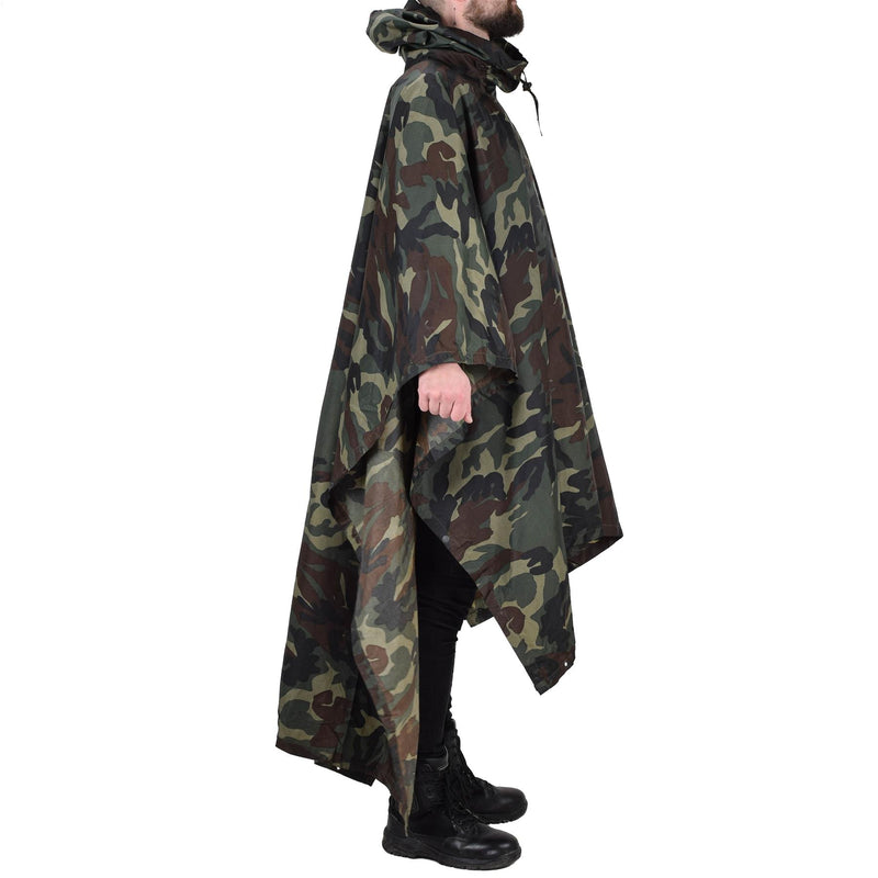 Origineel Turkse militaire camouflage Poncho Waterbestendig Ripstop Hooded Army