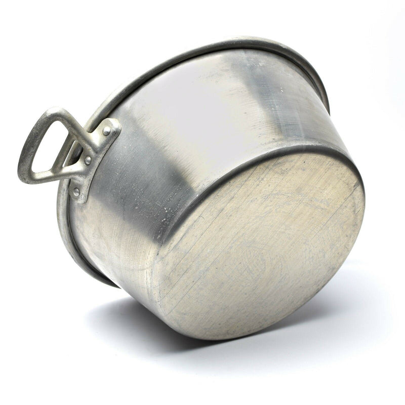 Origineel Frans leger grote kookpot. Aluminium militaire puinhoop tin pot pan