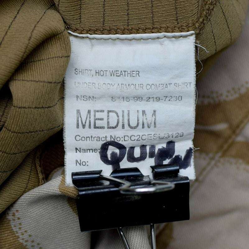 Originele Britse onder body shirt UBAC Desert Camouflage militaire kwestie