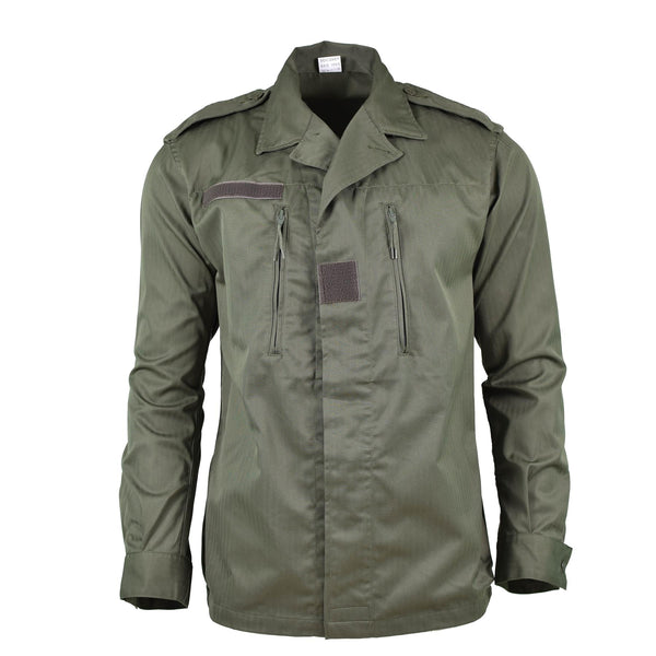 Echt Frans leger F2 Combat Jacket Militair uitgifte Overschot Hirt Olive OD Nieuw