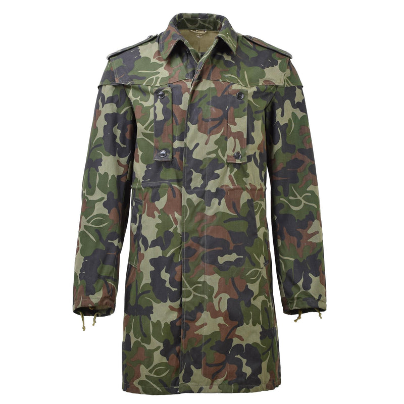 Originele Roemeens militaire parka M93 camo -blad hap -jas tactisch nieuw