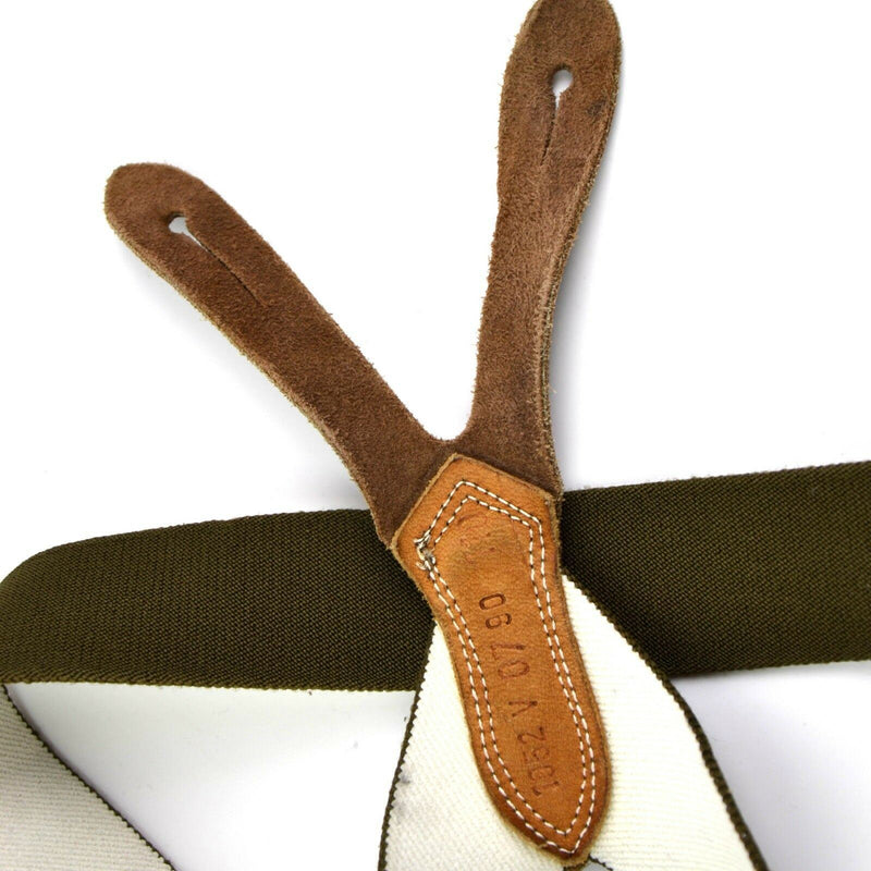 Oorspronkelijke Duitse legerveld Suspenders broek broek bretels bretels