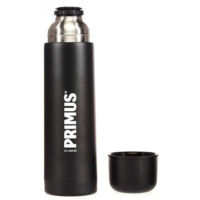 Primus vacuümfles zwarte maat 1 liter 24 uur warmte koude retentie afdichting mok