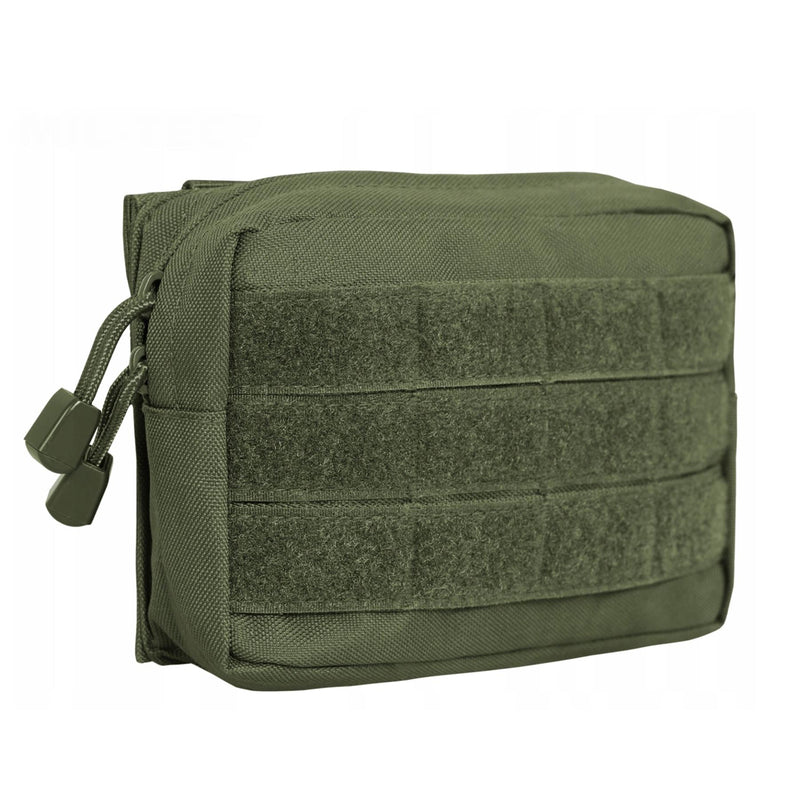Mil-Tec Universal Belt Pouch Molle Modulaire Militaire Webbing Utility Bag Olive