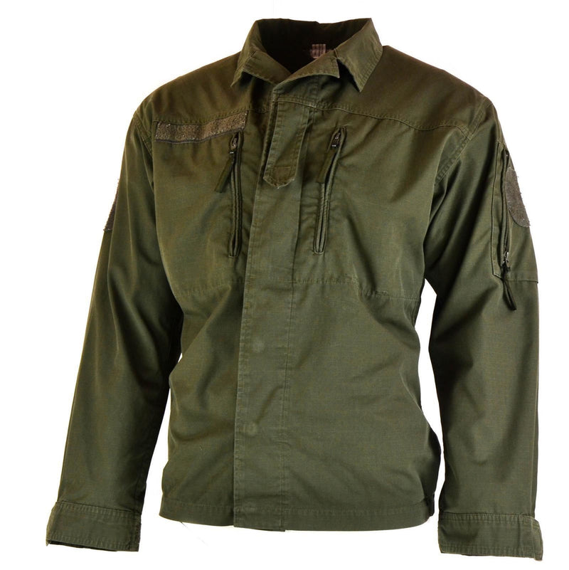 Originele Oostenrijkse BH Army Combat Shirt Jacket Ripstop Militaire olijfs