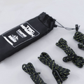 TAC MAVEN Tentzeil scheerlijnset 7 kern polyester spanners zwart