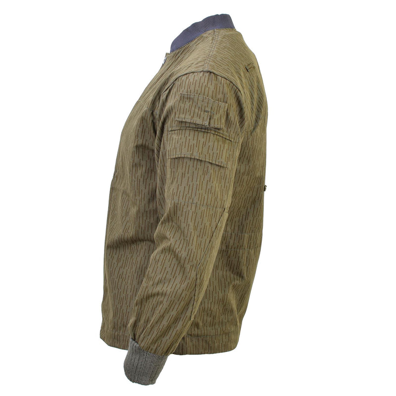 Origineel Duitse militaire NVA Strichtarn Camo Jacket Vintage Combat Field -uniform