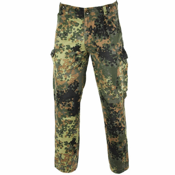 Echt Duitse legernummer Flecktarn Pants Field Combat Camo -broek