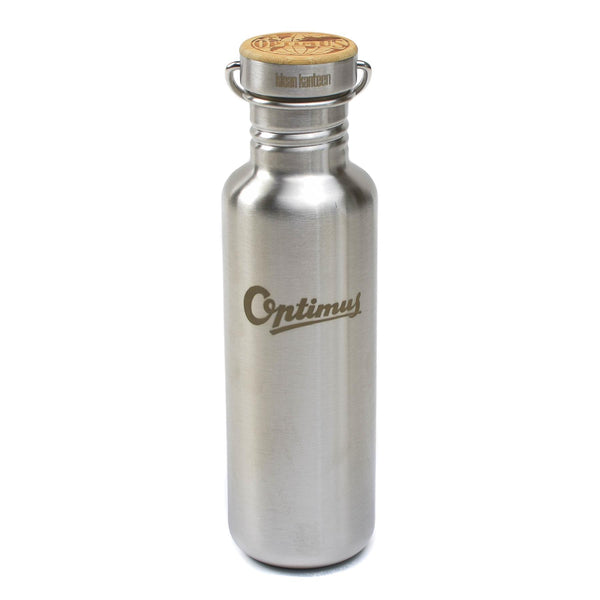 Klean Kanteen Optimus roestvrijstalen waterfles 800 ml wandelhydratatie kolf