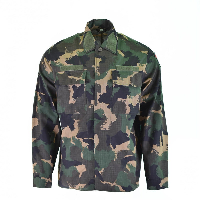 Echt Hongaars legerhirt M90 4 kleur camouflage camouflage lange mouwen militair nieuw