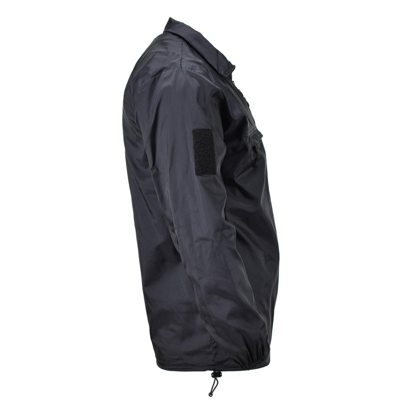 Tacgear Brand Windhirt Zwart lichtgewicht Camping Wandelen Outdoor Ripstop Smock