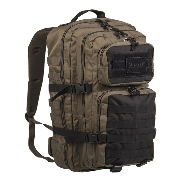 MIL-TEC U.S. Assault Ranger Backpack Olive Black 20l wandeltrekking Daypack