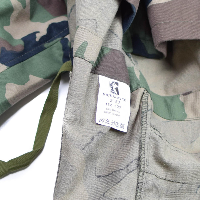 Originele vintage Slowaakse legerveldjack M97 Camo Militaire gevechtsparka Nieuw