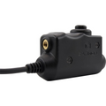 Earmor M51-MID PTT-adapter Midland Radio Headset Bedraad Tactical Gear Zwart