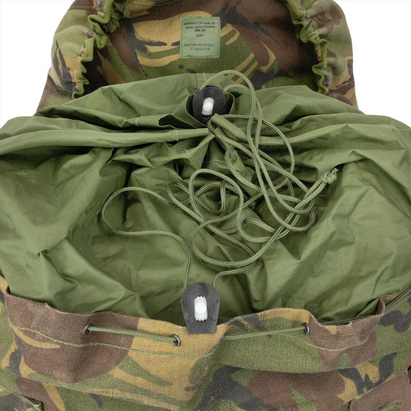 Originele Britse militaire tactische rugzak Woodland Camo 90 Liter Zijzakken