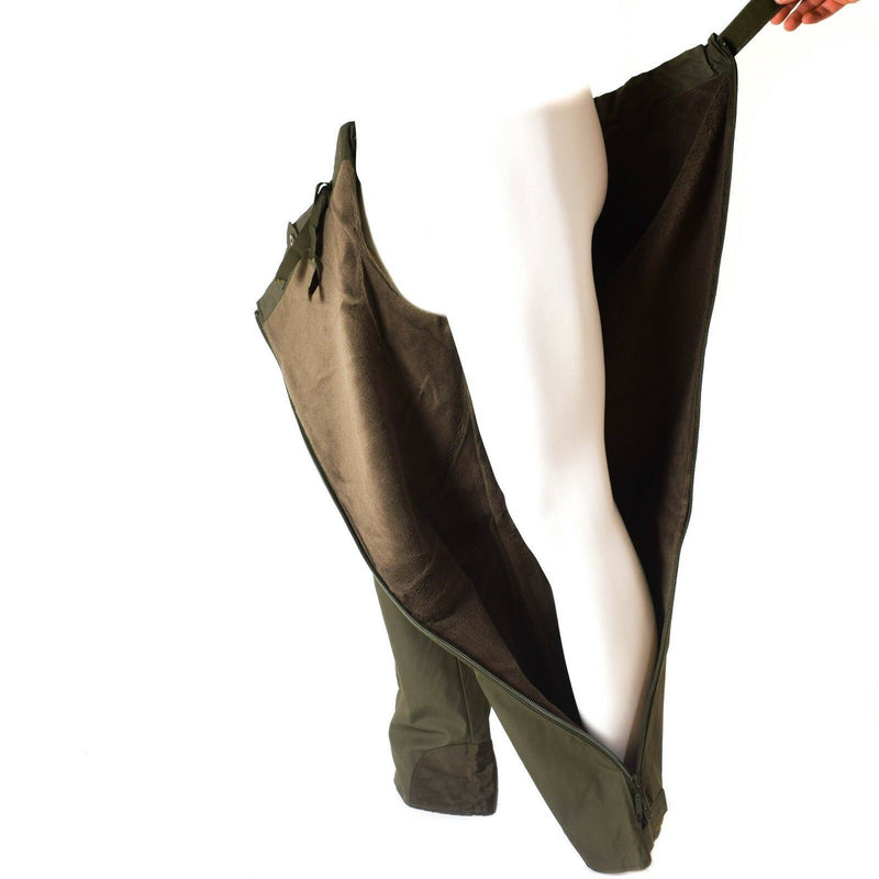 Echt Duitse leger OD Olive Winterbroek Militair waterdicht over broek