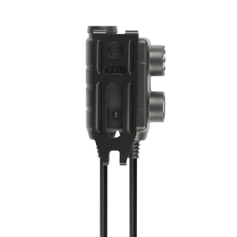 Earmor Dual PTT-adapter Kenwood Baofeng 2-pins bekabelde tactische headset zwart