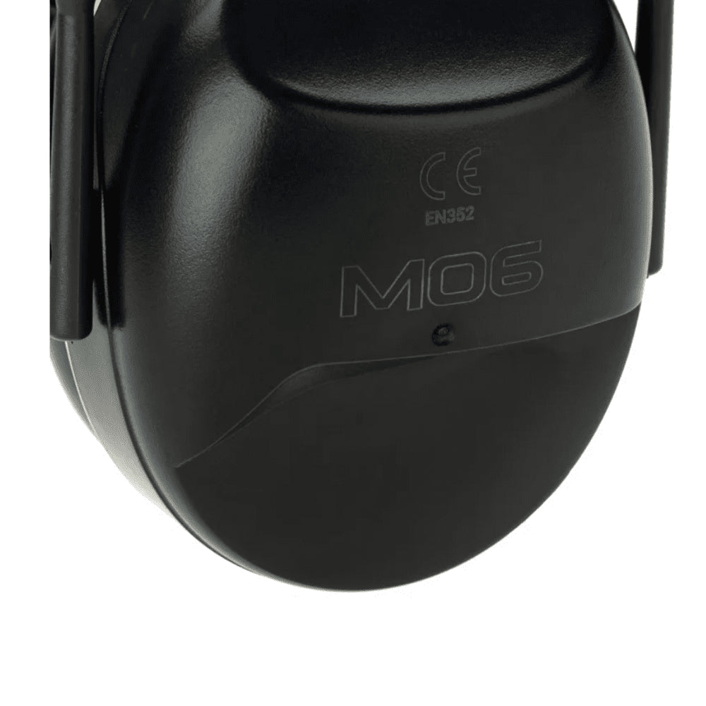 EARMOR M06A Passieve Gehoorbeschermer 24dB NRR Werkveiligheid Outdoor Zwart