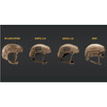 Earmor M11 ARC Helmrailadapter Peltor Tactische Headsets Zwart Set