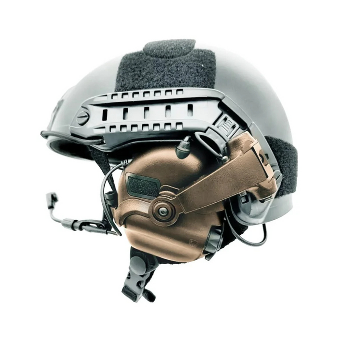 EARMOR M32X PLUS Electronic Hearing Protector ARC Rail Adapters Coyote Brown - GoMilitar