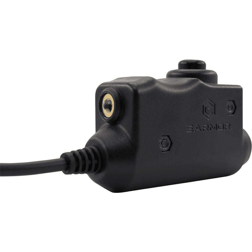 Earmor M51-MID PTT-adapter Midland Radio Headset Bedraad Tactical Gear Zwart