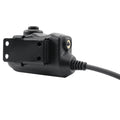 Earmor M52-KEN PTT-adapter Kenwood Baofeng radio-headset tactisch zwart