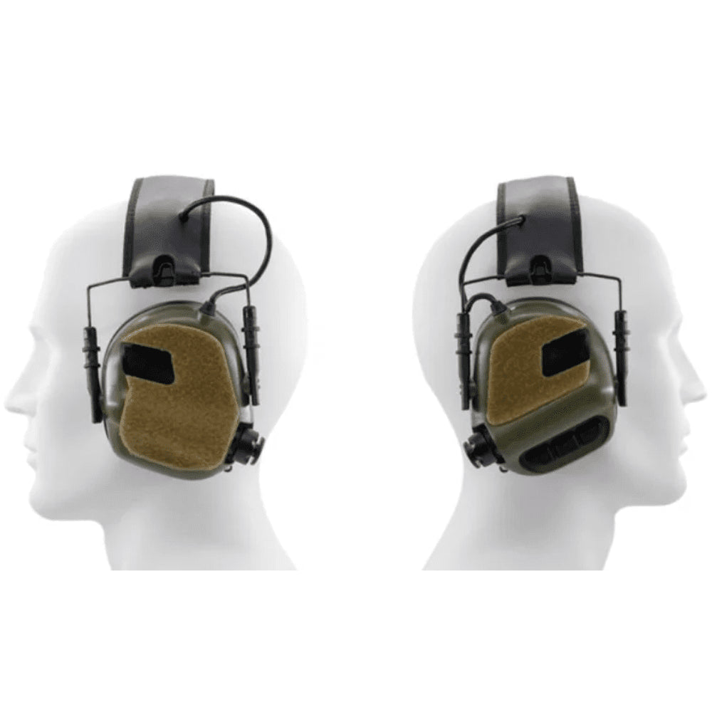EARMOR S14 vervangende klittenbandpatchset M31 M32 headsets zwart