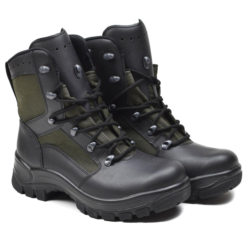 Echt Duits militair gevecht laarzen lederen textiel tactisch veldschoenen nieuw