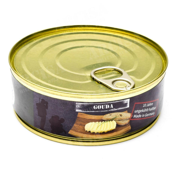 Noodrantsaat Leger Survival Food Canned Gouda Cheese 200g Can