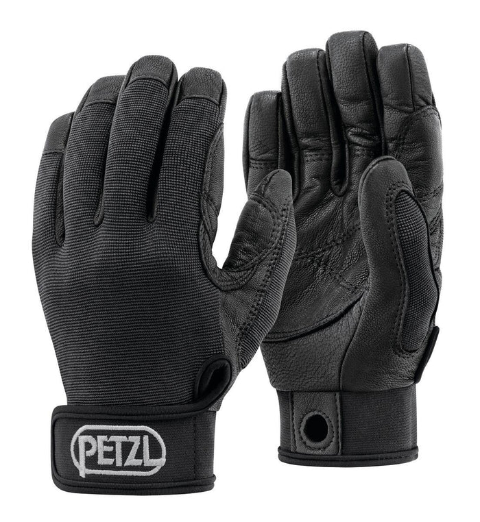 Petzl CORDEX Belay Rappel Handschoenen Leer Touw Werkklimmen Tactisch Zwart