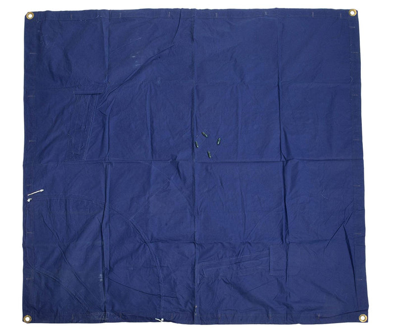Oorspronkelijke Roemeense militaire tent Tarpaulin Blue waterdichte 1,80x1.80 cm overschot