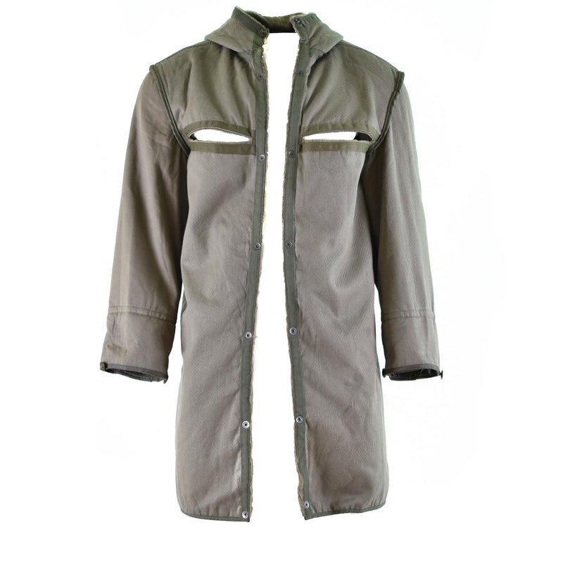 Echt Duits Army Parka Militair Surplus Jacket Long Coat Liner Winter voering