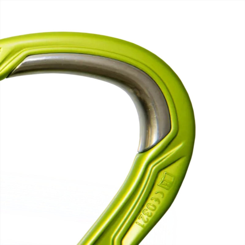 Edelrid HMS Bulletproof Screw Carabiner Wrap Ring Slate Climbing Gear Gray