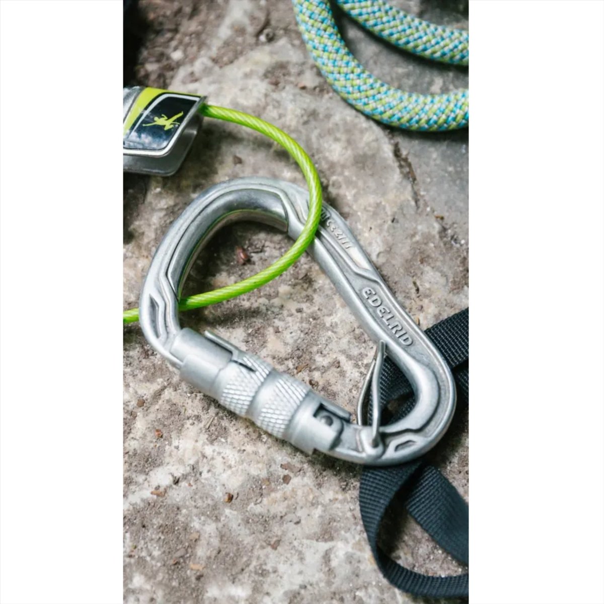 Edelrid HMS Bulletproof Triple FG Eco karabijnhaak Triple Action schroefslot