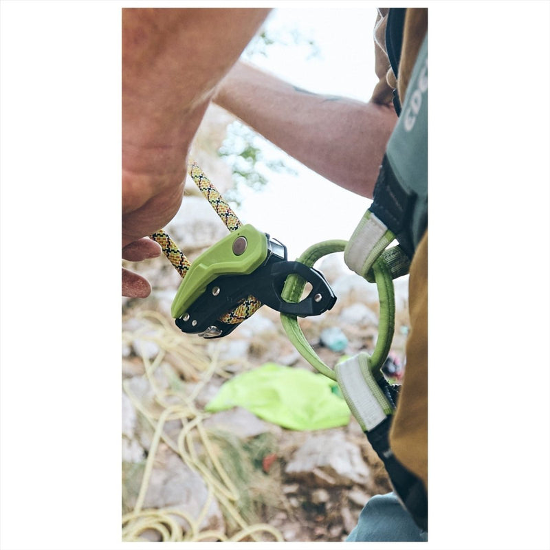Edelrid Pinch Assisted Rem Buray Device Precise Lowering Control Green