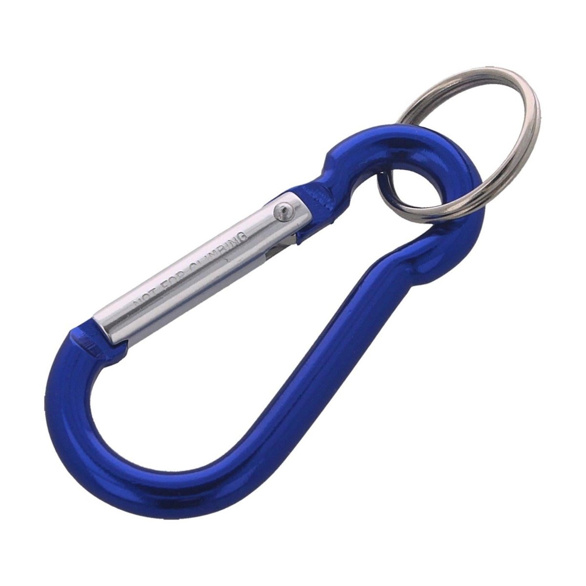 EDM Aluminium Carabiner 70mm x 7mm lichtgewicht cliphaak sleutelhanger multicolor